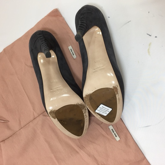 Miu Miu Suede Heels - Picture 2 of 4